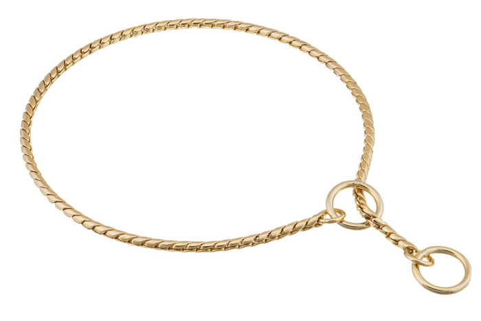 Slip Snake Show Chain Collar (20 in x 5.5mm)