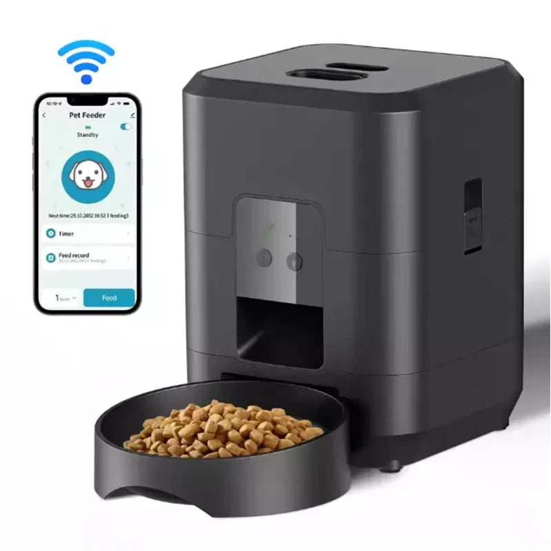 Smart Wi-Fi Automatic intelligent Pet Feeder (2L) – Timed Feeding & Voice Recording