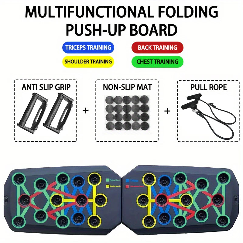 Portable Multifunctional Push-Up Board with Handles