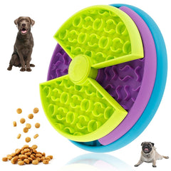 3-in-1 Slow Feeder Bowl and Lick Pad Puzzle