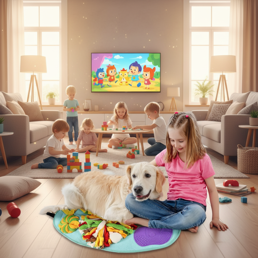 Interactive Dog Snuffle Foraging Mat Toy — view 4