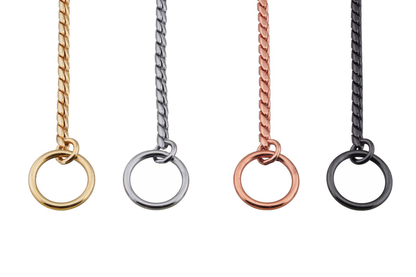 Slip Snake Show Chain Collar (20 in x 5.5mm)