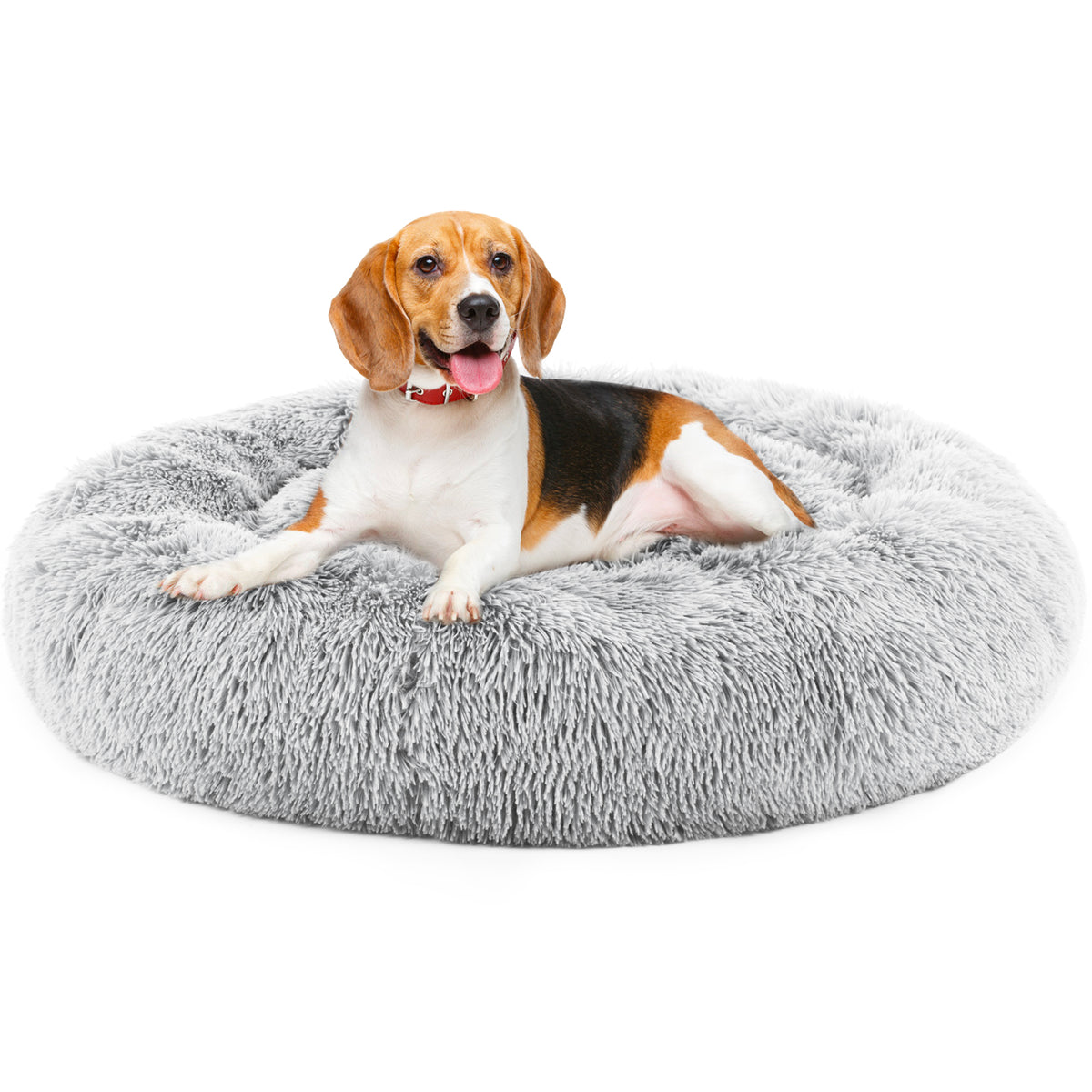 XL Round Calming Dog Bed - Extra Large Cozy Retreat