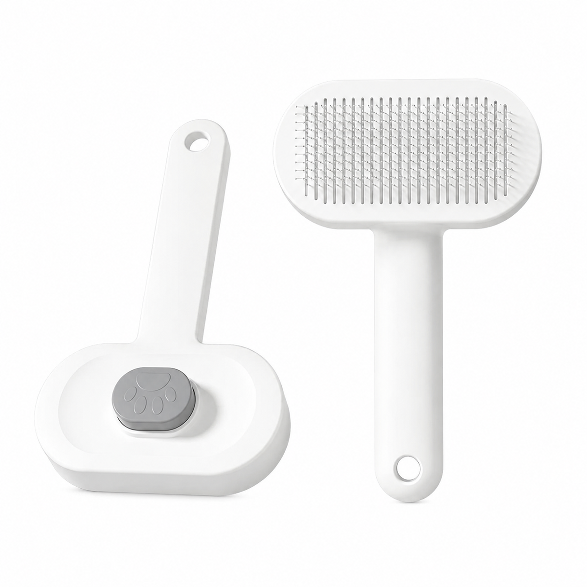Self-Cleaning Pet Slicker Brush for Dogs and Cats