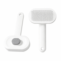 Self-Cleaning Pet Slicker Brush for Dogs and Cats
