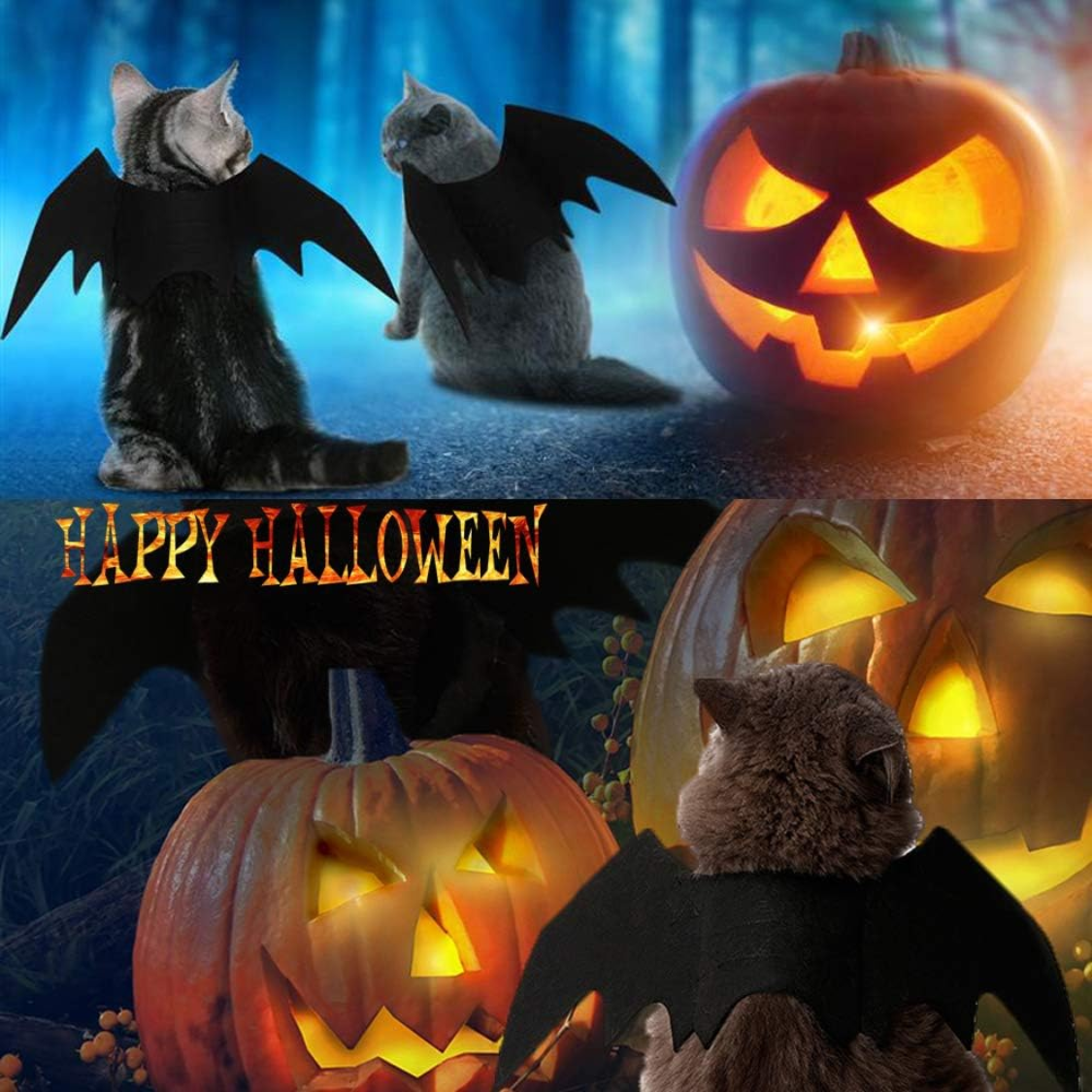 Lightweight Bat Wings Costume for Cats and Small Dogs — view 5