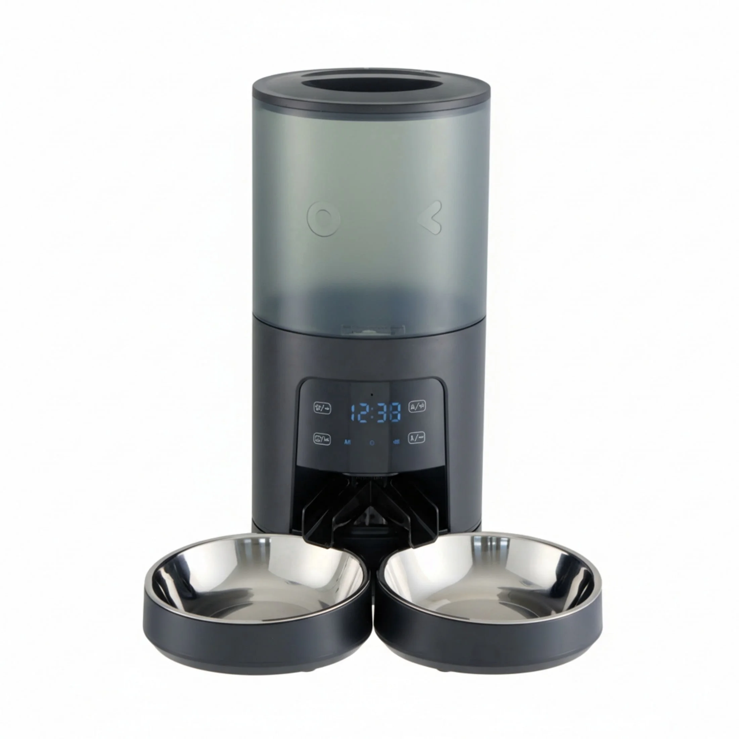 6-Liter Automatic Pet Feeder with Stainless Steel Bowl