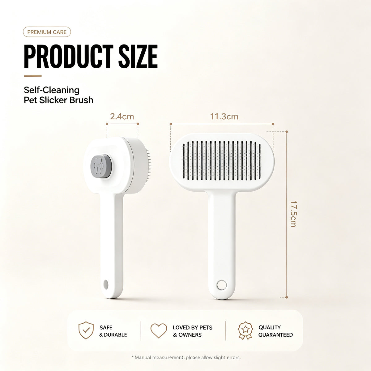 Self-Cleaning Pet Slicker Brush for Dogs and Cats — view 9