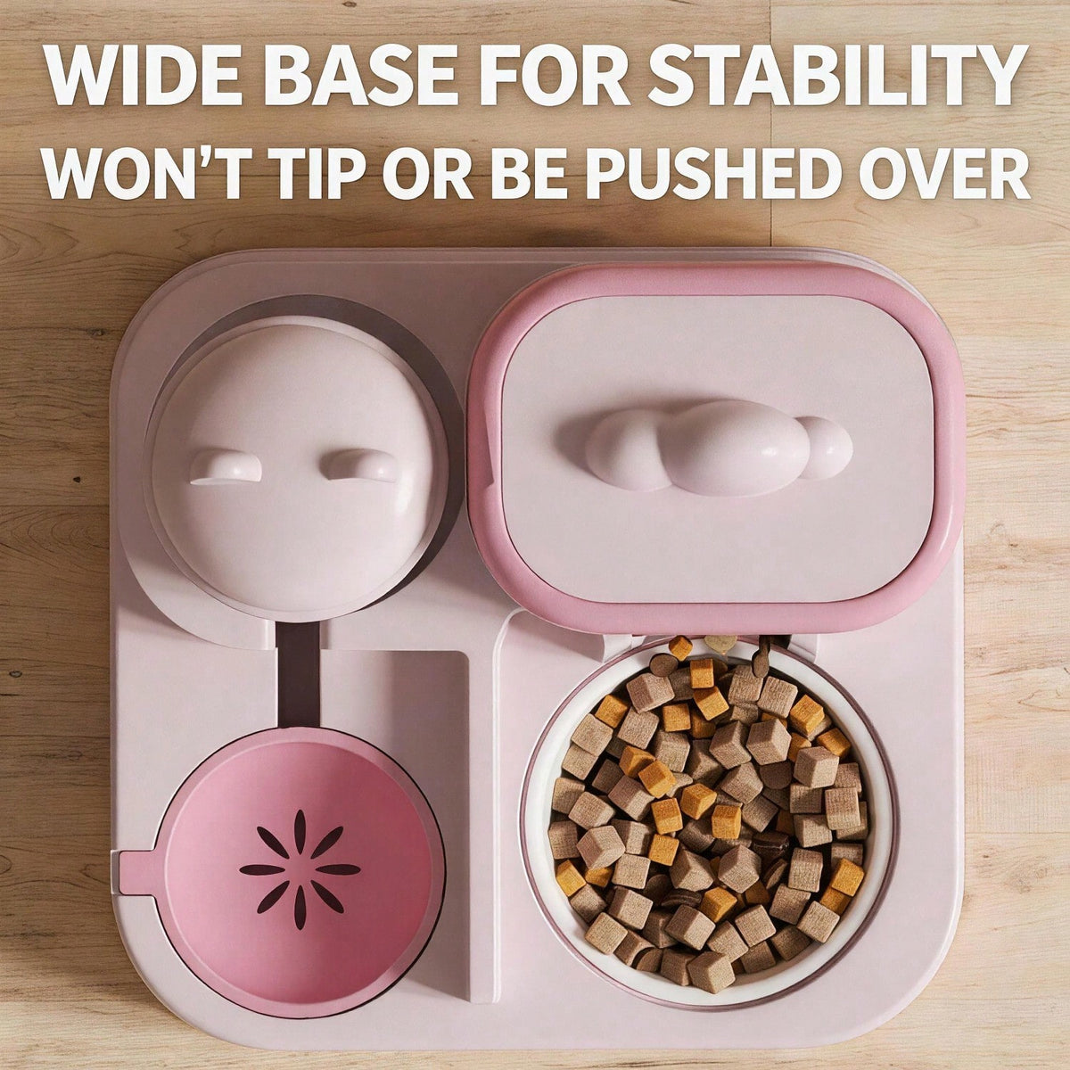 2-in-1 Automatic Pet Feeder & Water Dispenser