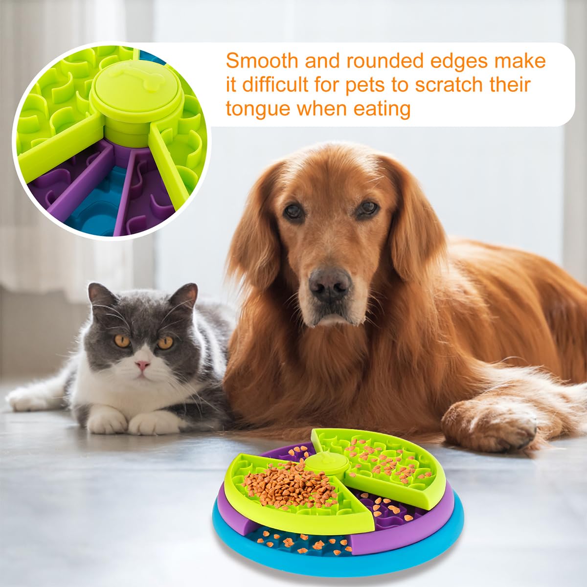 3-in-1 Slow Feeder Bowl and Lick Pad Puzzle — view 7