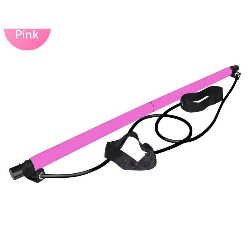 Portable Pilates Resistance Bar for Home Workouts