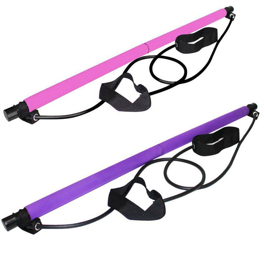 Portable Pilates Resistance Bar for Home Workouts