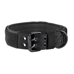 Durable Nylon Dog Leash and Collar Set, Black XL