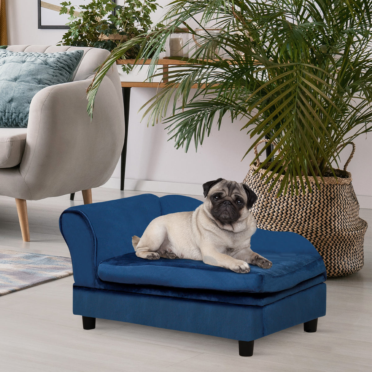 Pet Sofa Bed with Storage Drawer — view 3