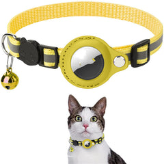 Red Reflective AirTag Pet Collar Holder