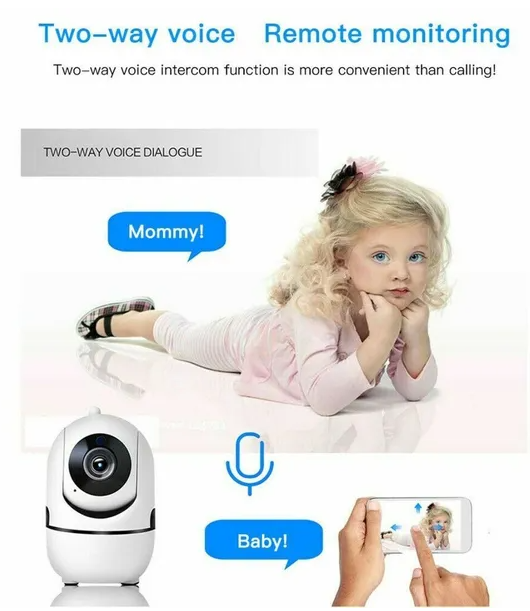 1080P Indoor WiFi Pet Camera with Night Vision
