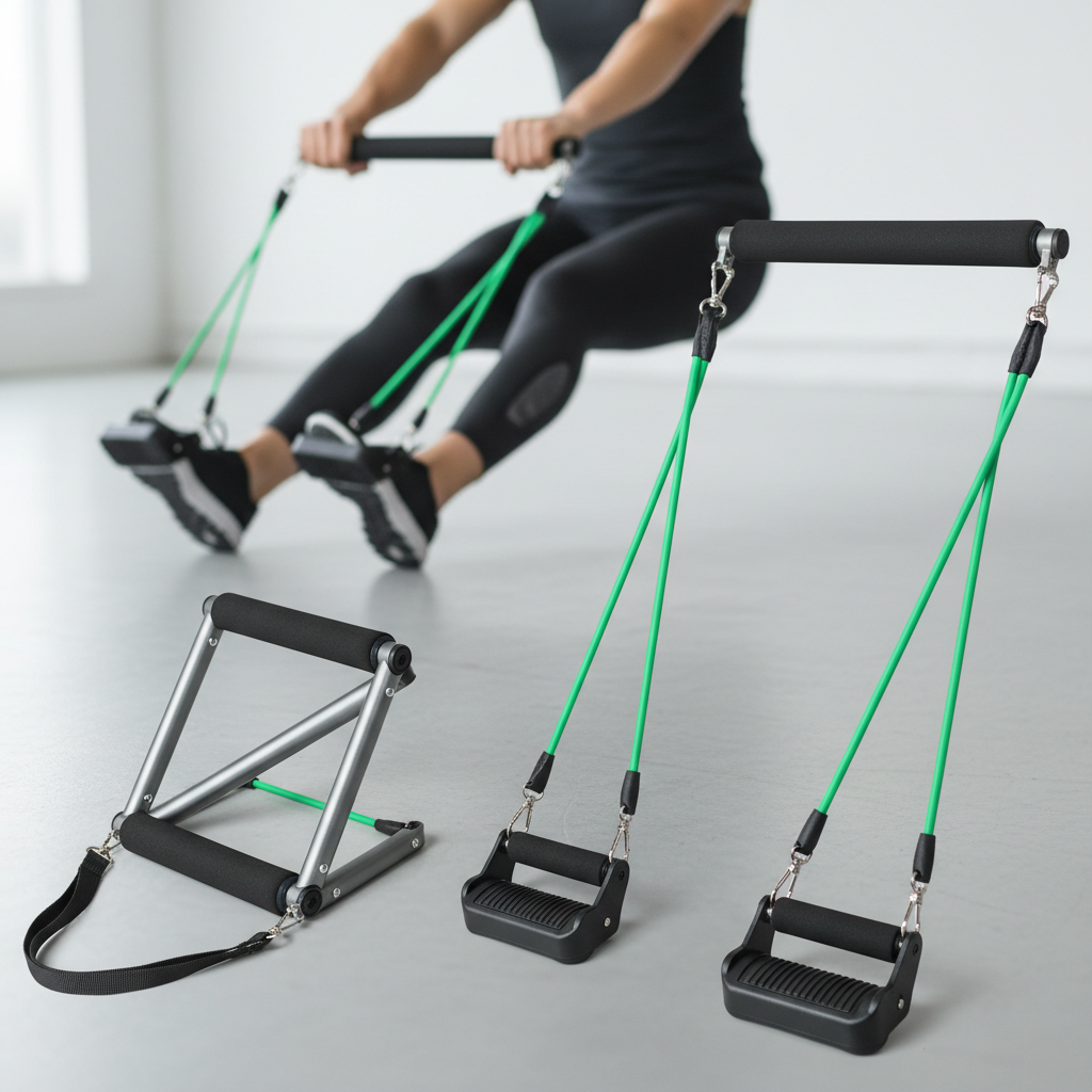 Portable Pilates Resistance Bar for Home Workouts