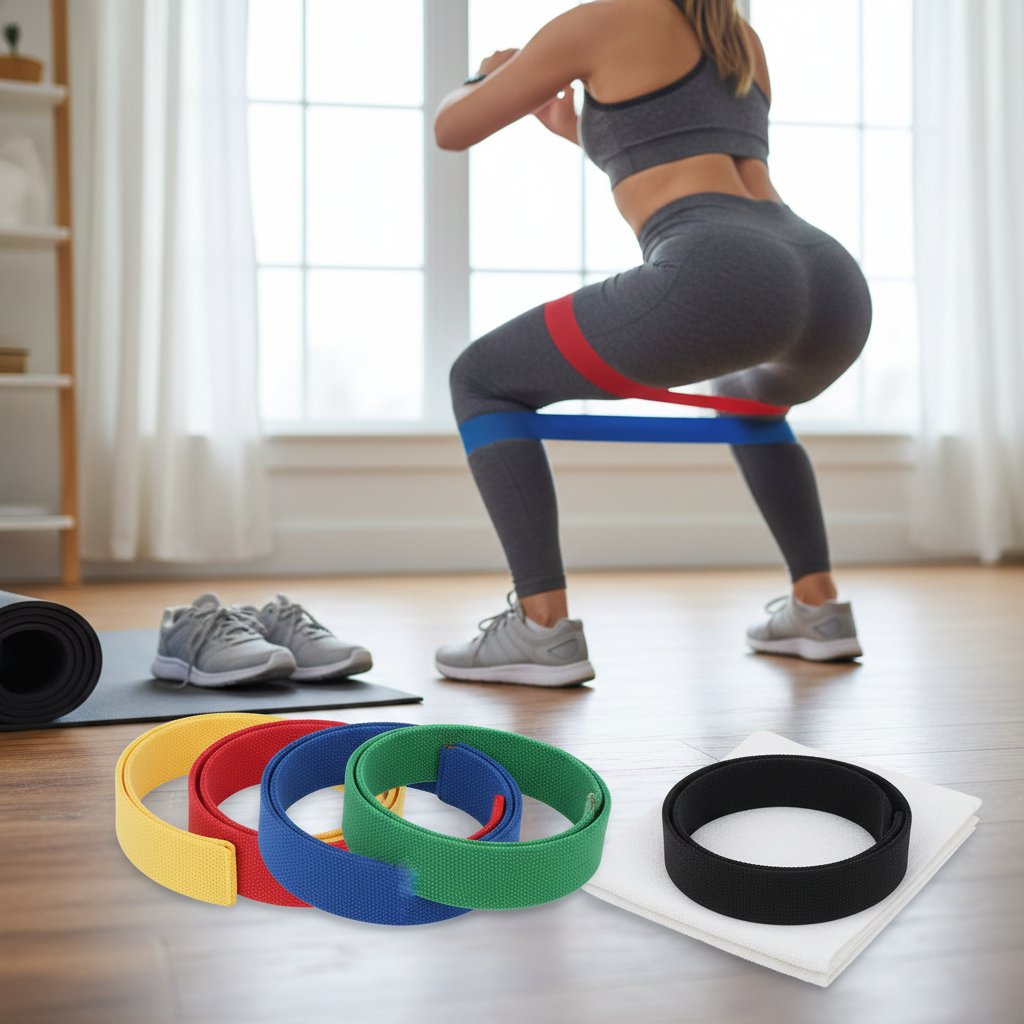5-Piece Resistance Band Set for Home and Gym Workouts