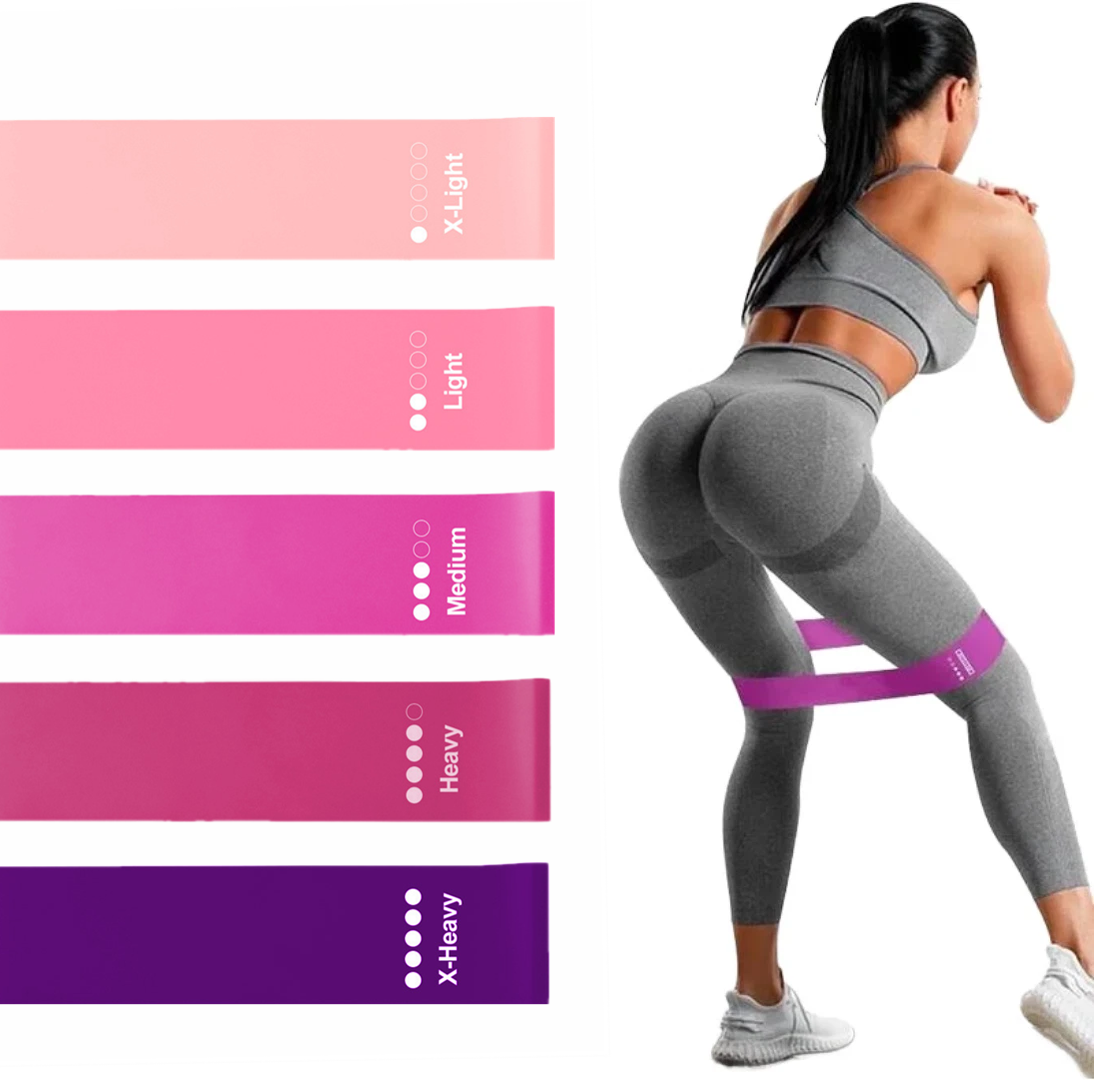 5-Piece Resistance Band Set for Home and Gym Workouts