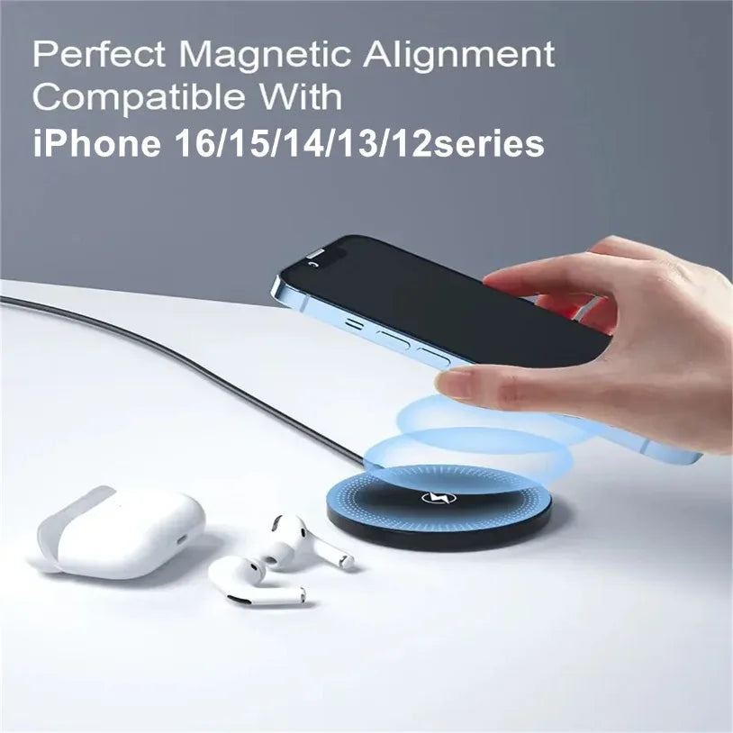 100W Magnetic Wireless Charger Dock for iPhone (MagSafe Compatible)
