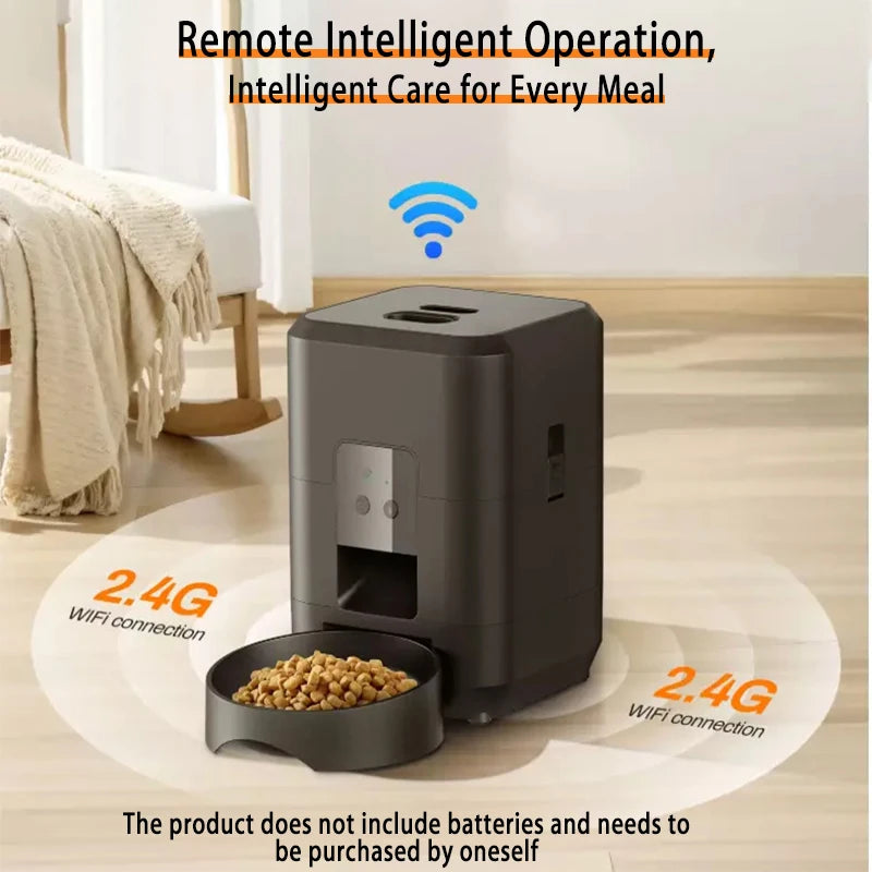 Smart Wi-Fi Automatic intelligent Pet Feeder (2L) – Timed Feeding & Voice Recording