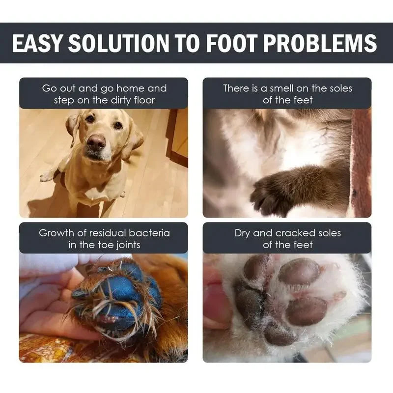 Waterless Paw Cleaner Foam with Silicone Brush (100ml)