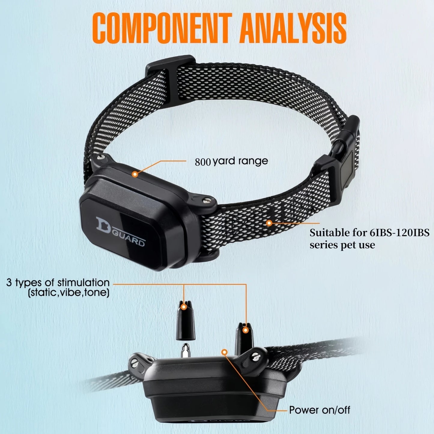 Waterproof Digital Dog Training Collar with Remote (800m)