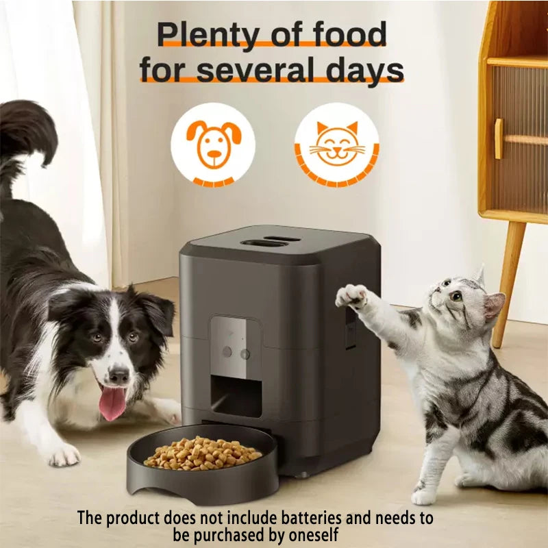 Smart Wi-Fi Automatic intelligent Pet Feeder (2L) – Timed Feeding & Voice Recording