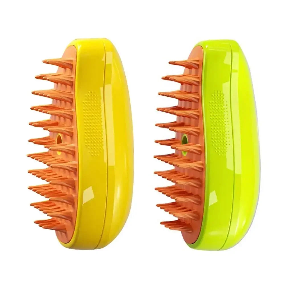 Cat Brush -The Ultimate 3-in-1 Steamy Pet Brush – Soft Silicone Grooming & Massage Comb