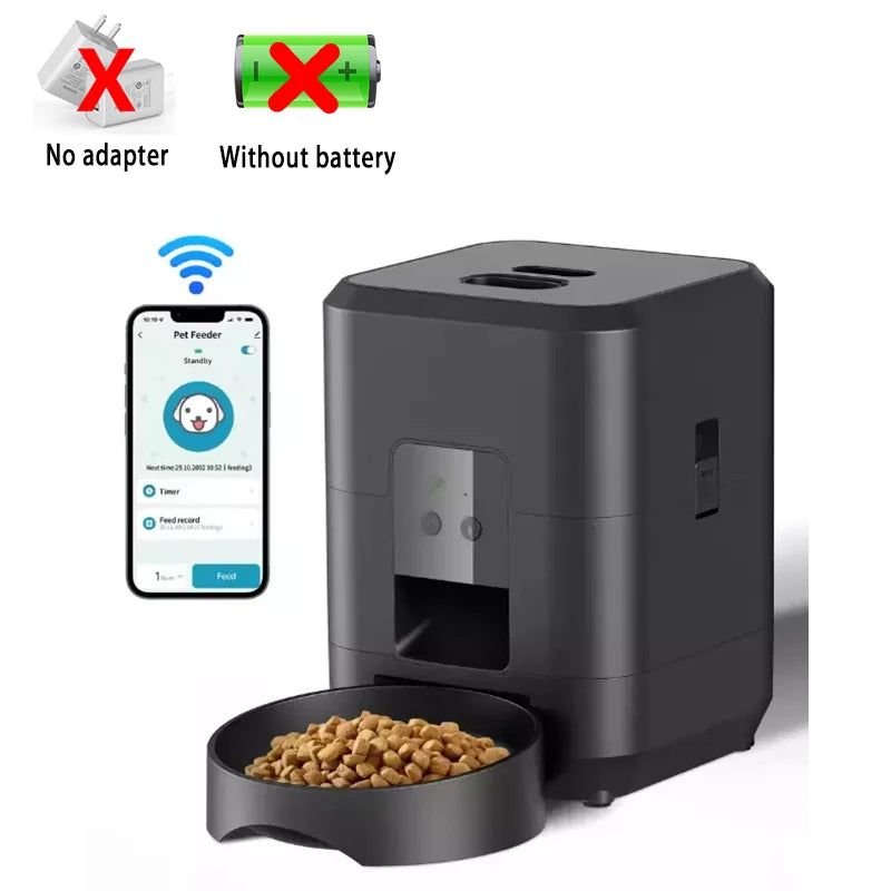 Smart Wi-Fi Automatic intelligent Pet Feeder (2L) – Timed Feeding & Voice Recording