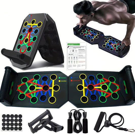Portable Multifunctional Push-Up Board with Handles