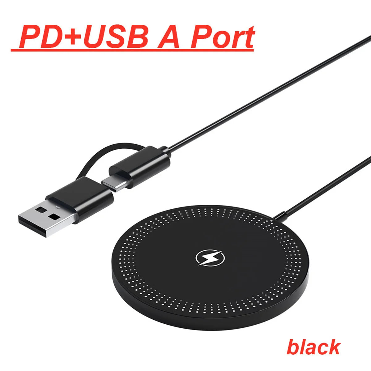 100W Magnetic Wireless Charger Dock for iPhone (MagSafe Compatible)