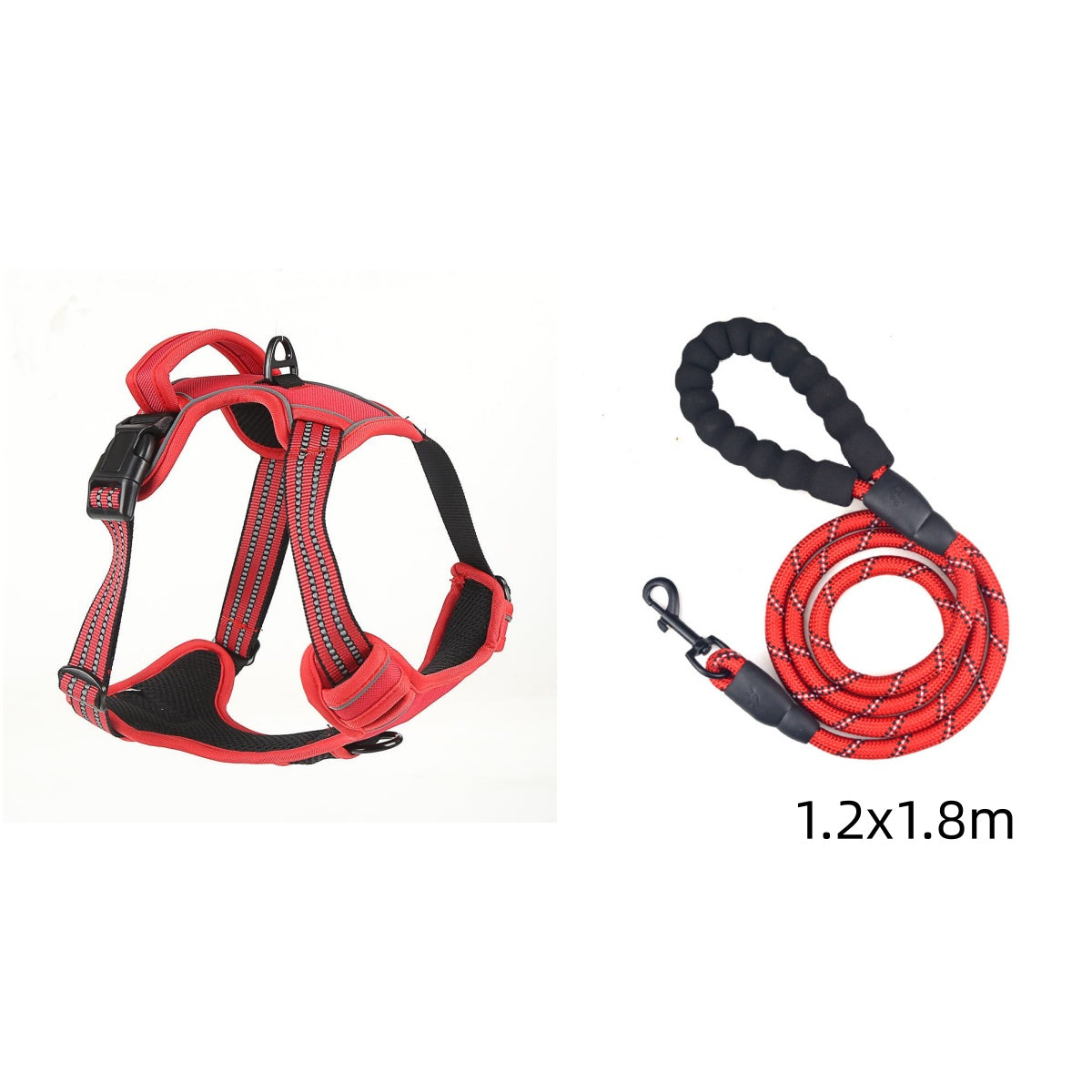 Reflective No-Pull Breathable Dog Harness Vest