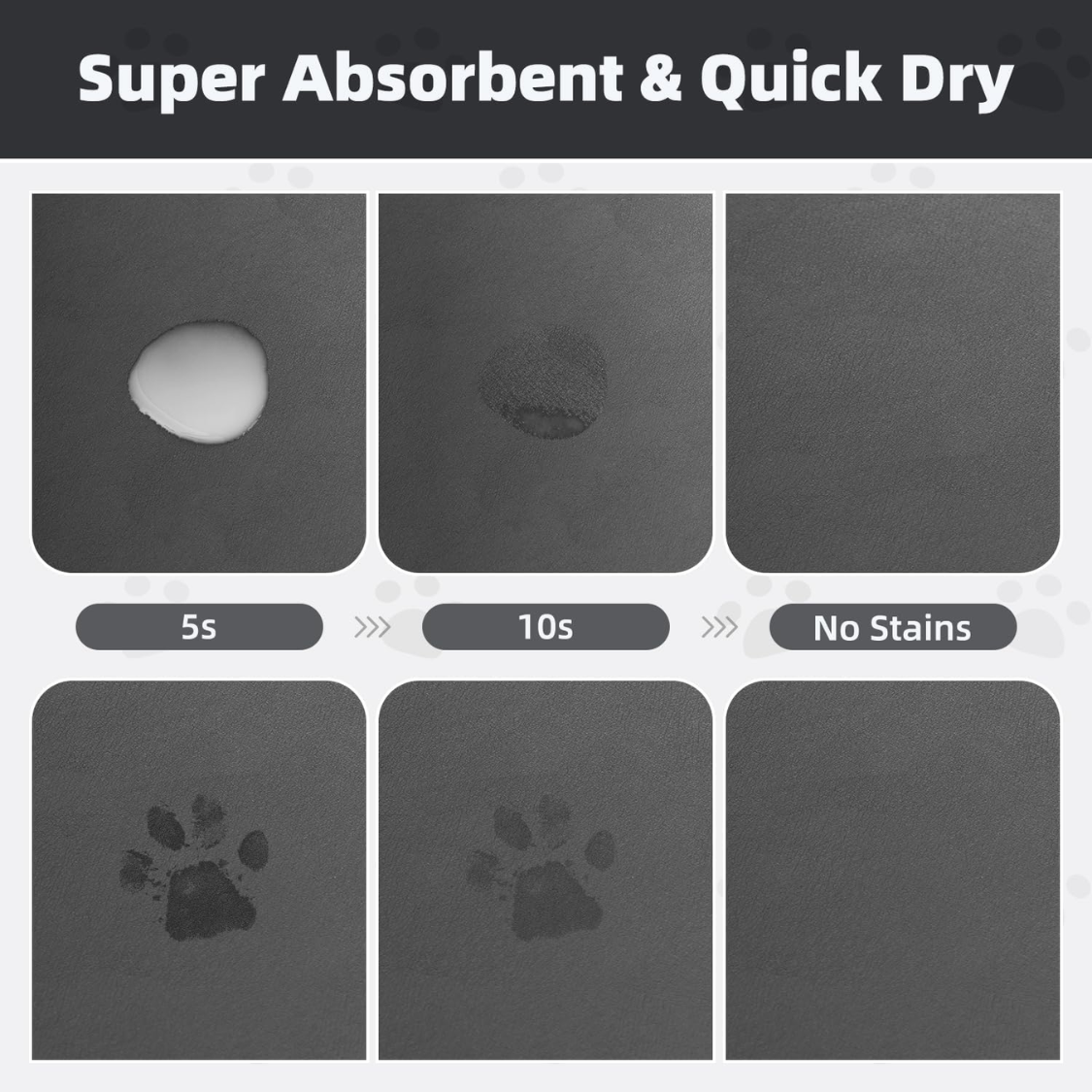 Quick-Dry Absorbent Pet Feeding Mat