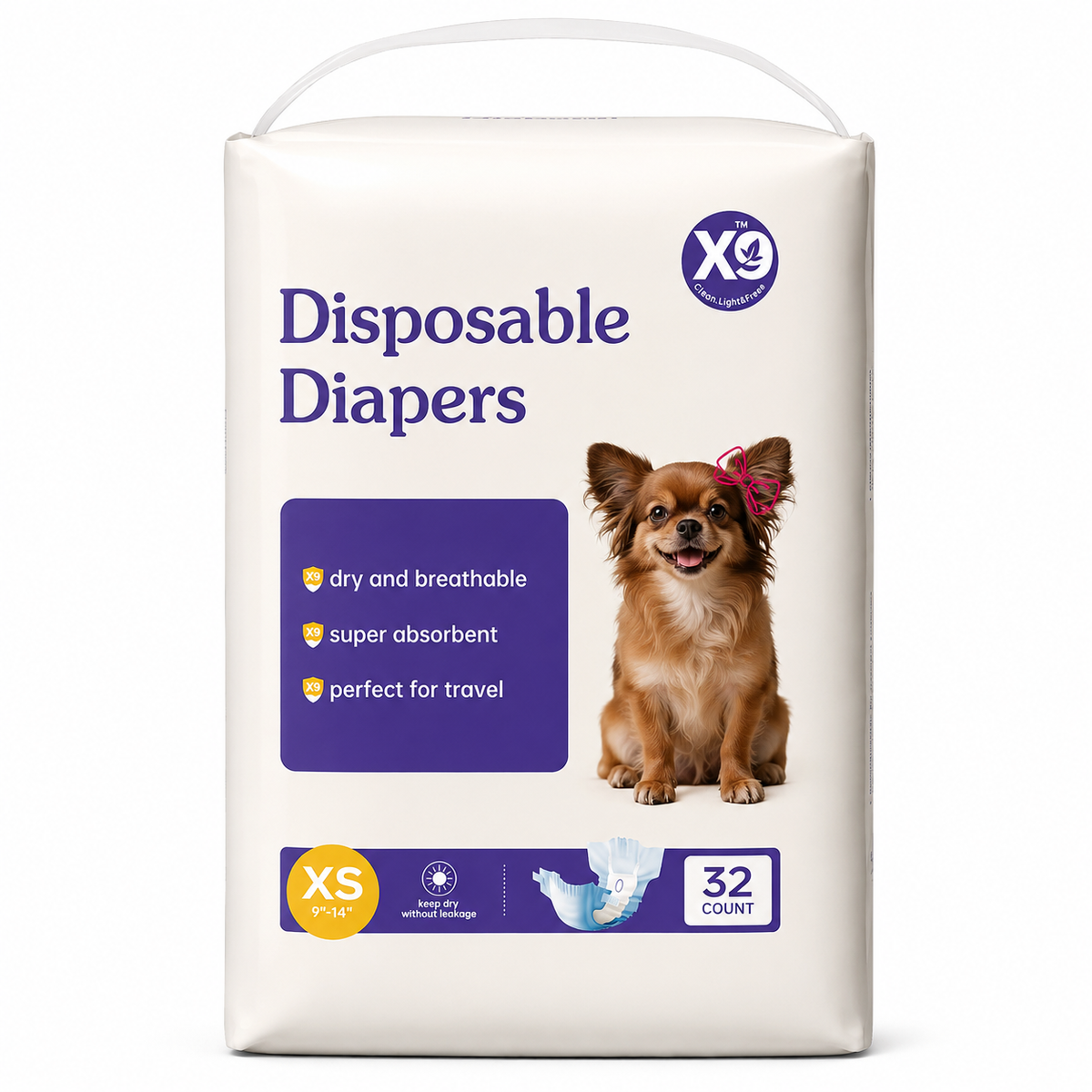 Disposable Female Dog Diapers - Leak Protection — view 7