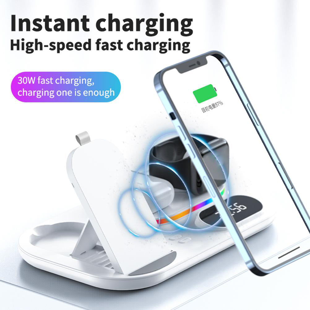 4-in-1 Fast Wireless Charging Station for Apple and Samsung