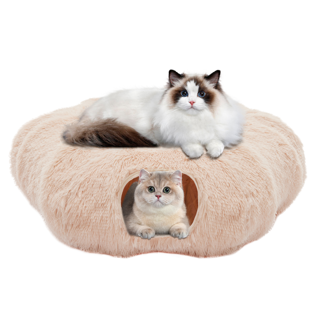 Cat Tunnel Bed with Peekaboo Cave — view 5