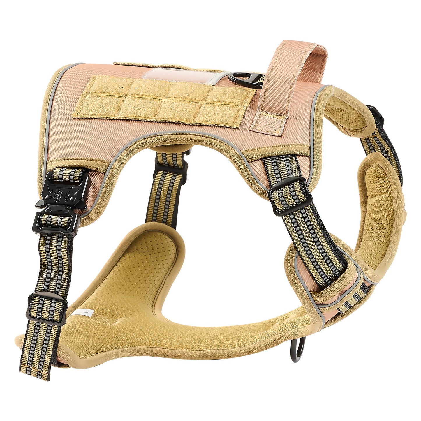 Adjustable No-Pull Tactical Dog Harness for Large Dogs