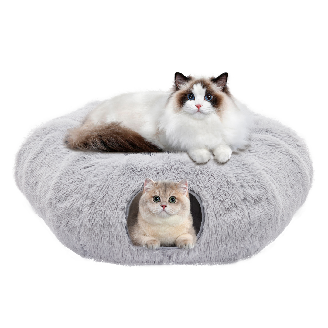 Cat Tunnel Bed with Peekaboo Cave — view 6
