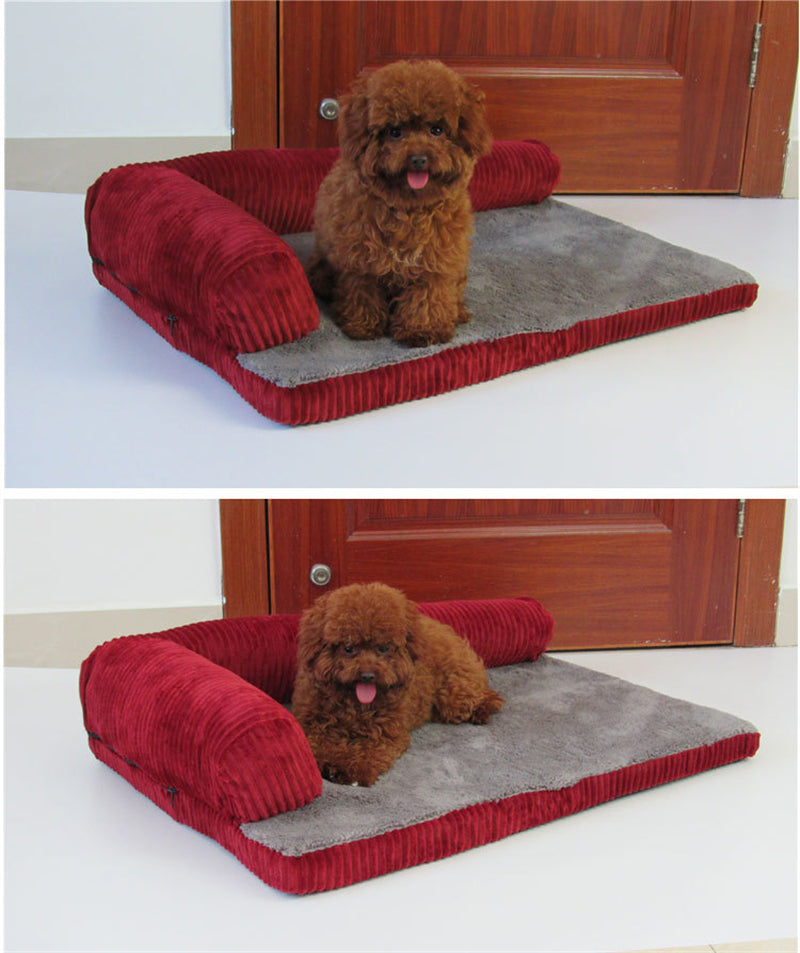 Soft Coffee Pet Bed - Compact Size S Cushion — view 2