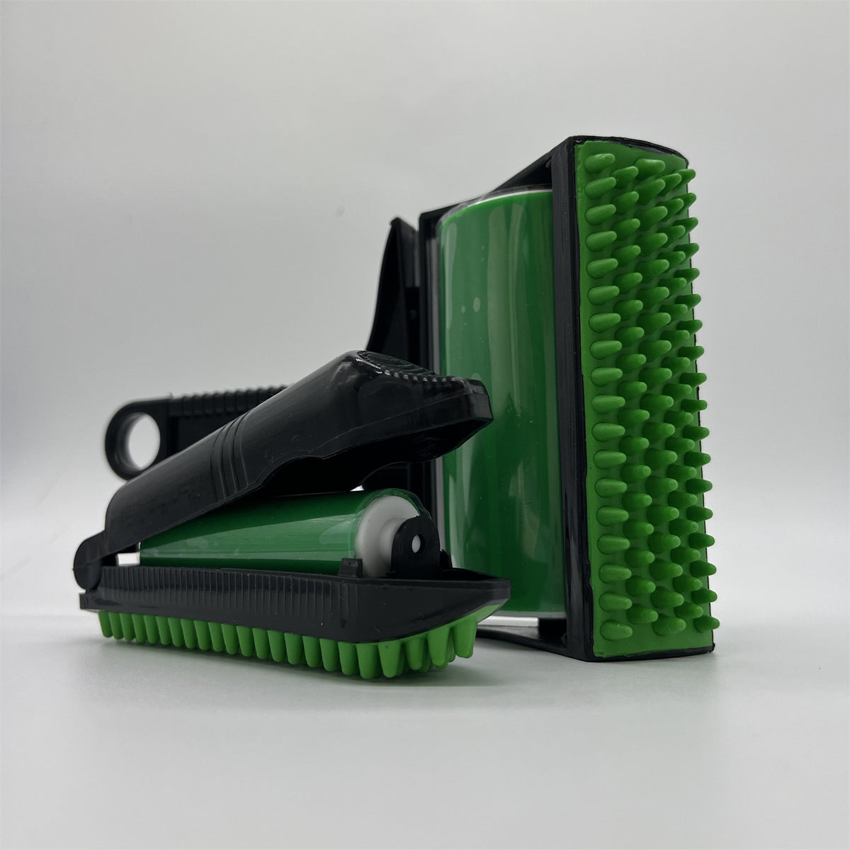Washable Pet Hair Remover Roller - Portable Green Adhesive