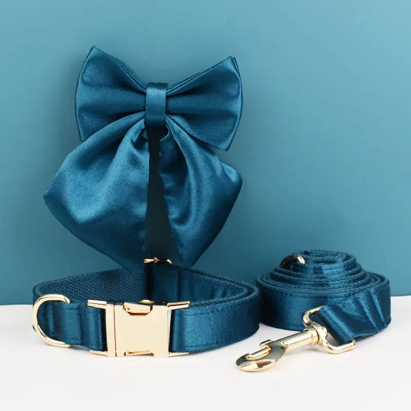 Blue Green Satin Set — view 3