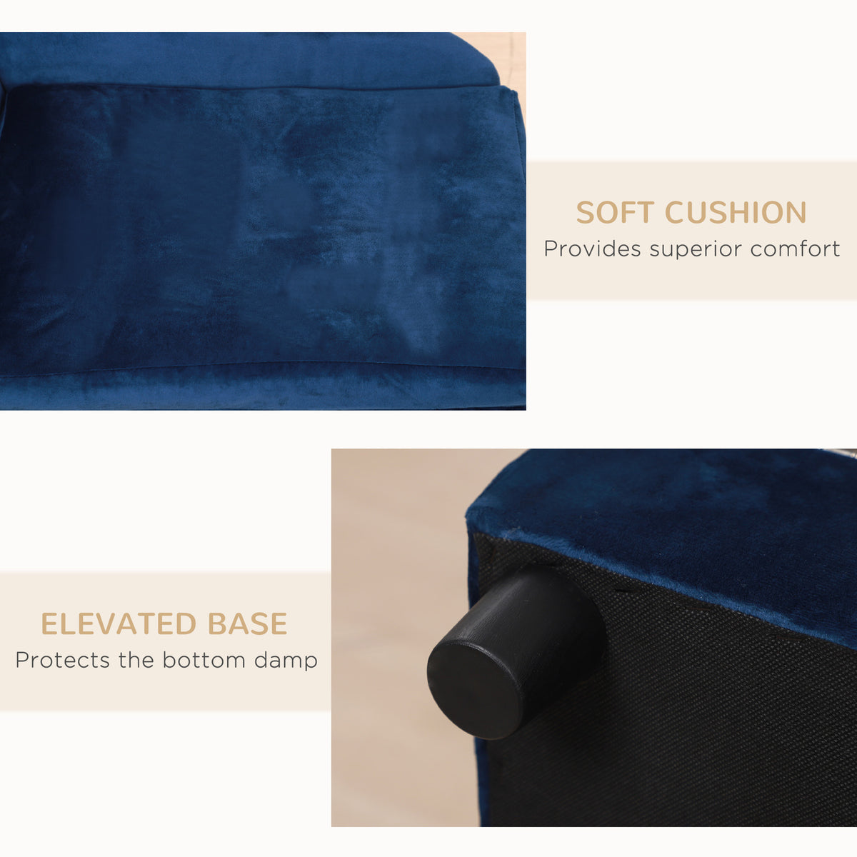 Pet Sofa Bed with Storage Drawer — view 6