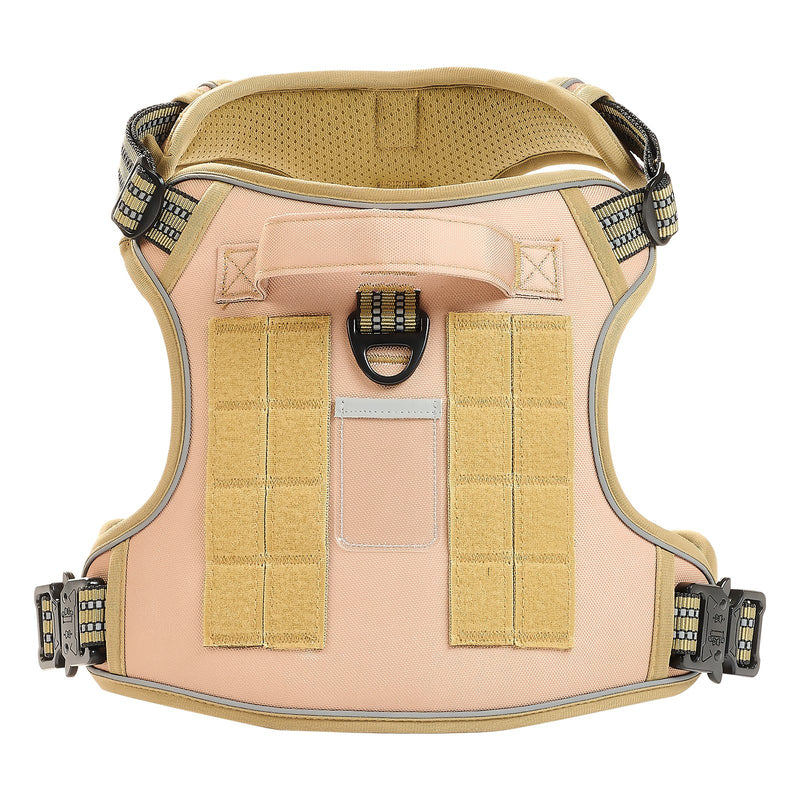 Adjustable No-Pull Tactical Dog Harness for Large Dogs