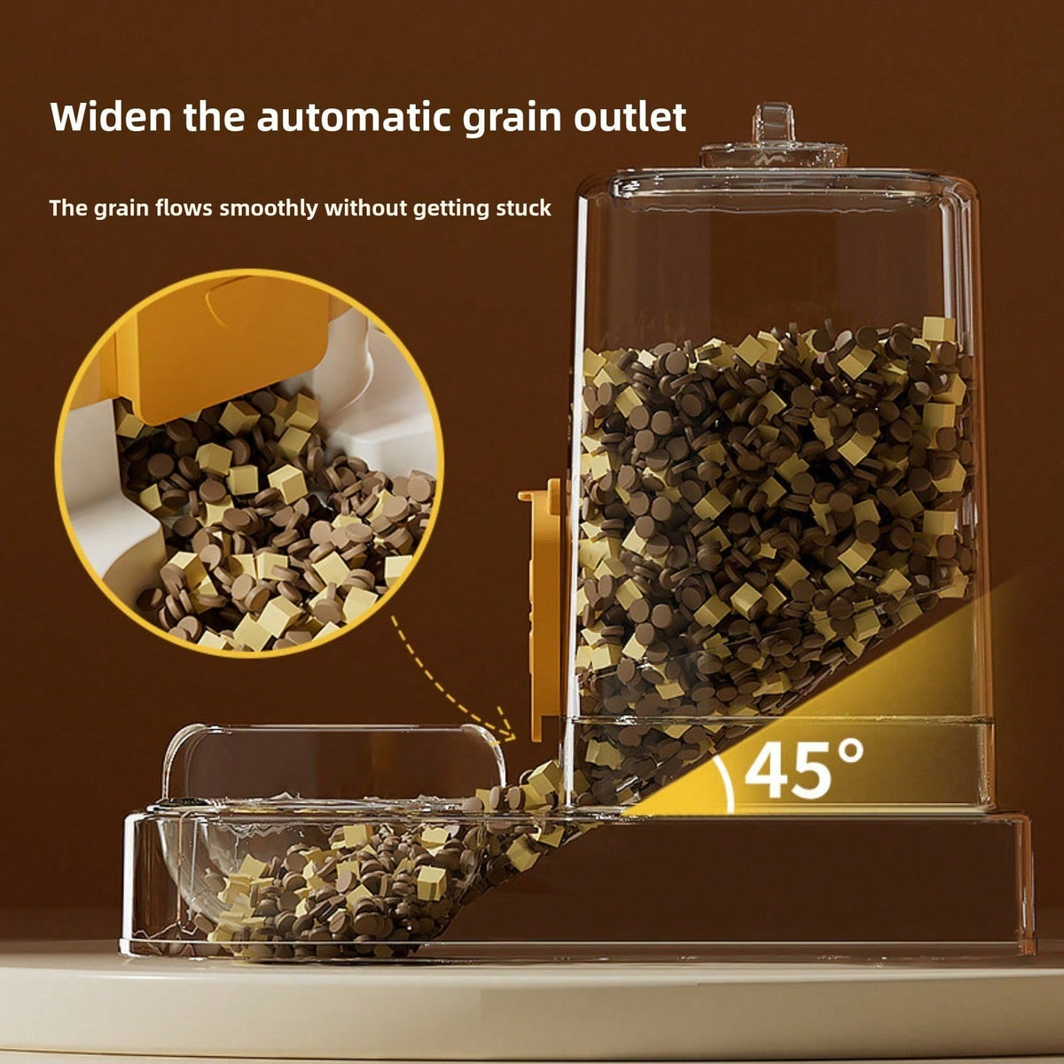 2-in-1 Automatic Pet Feeder & Water Dispenser