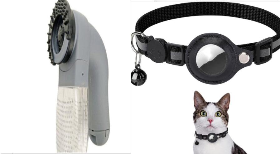 Red Reflective AirTag Pet Collar Holder