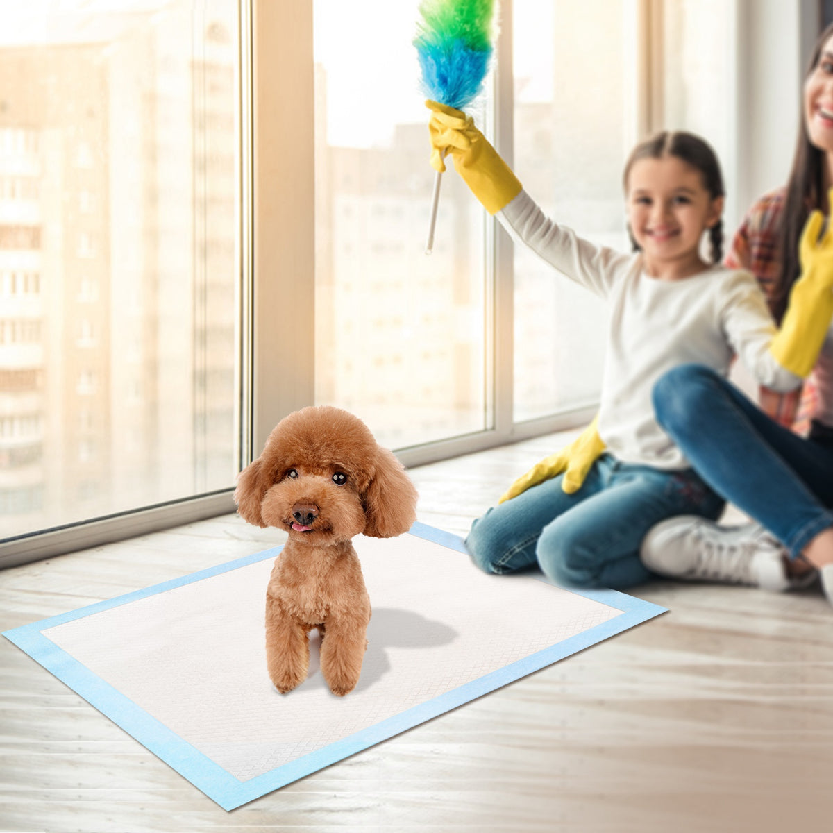 24-Inch Dog Training Pee Pads, 50-Count — view 10