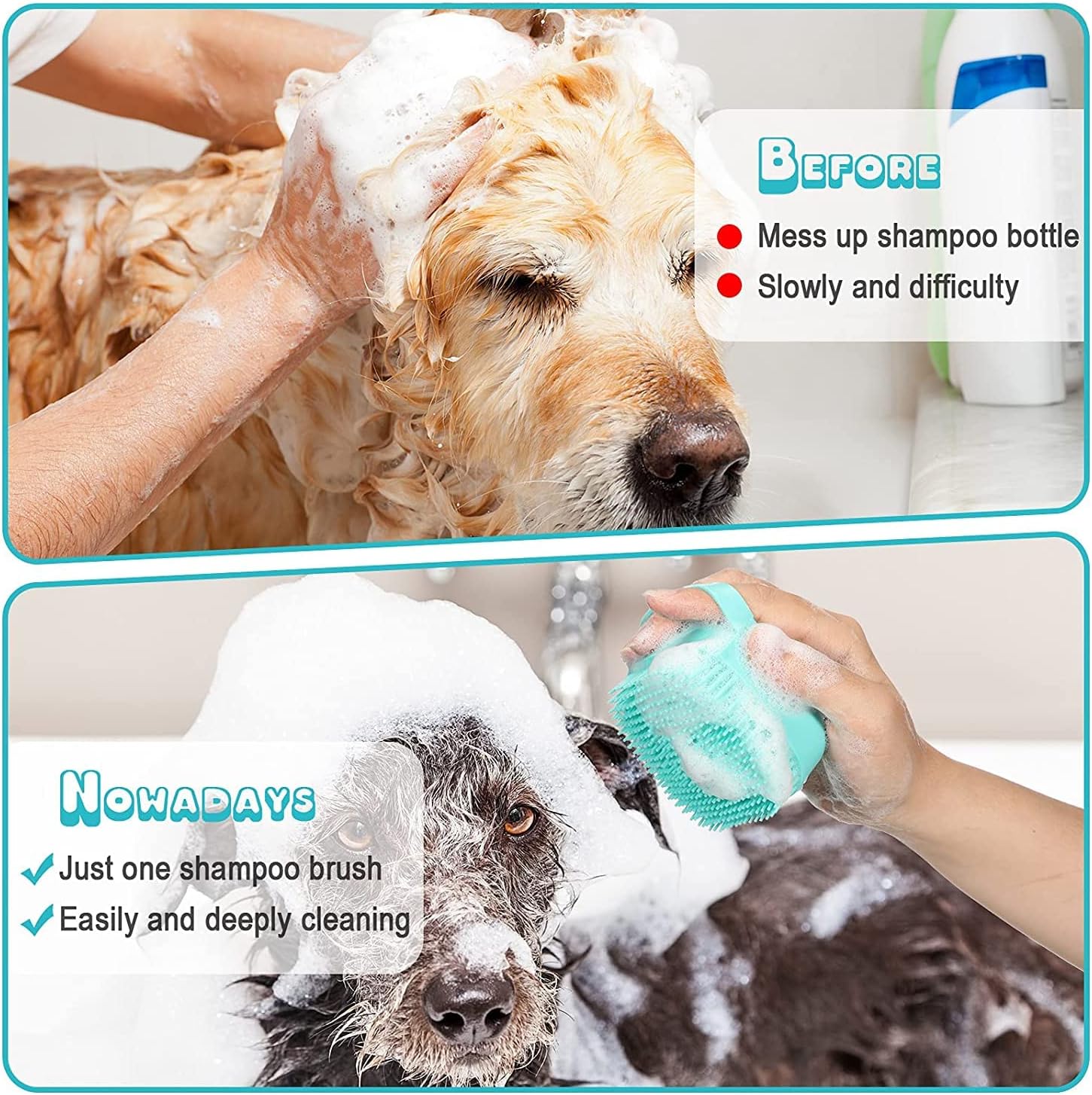 7-Piece Pet Grooming and Shedding Kit - Blue