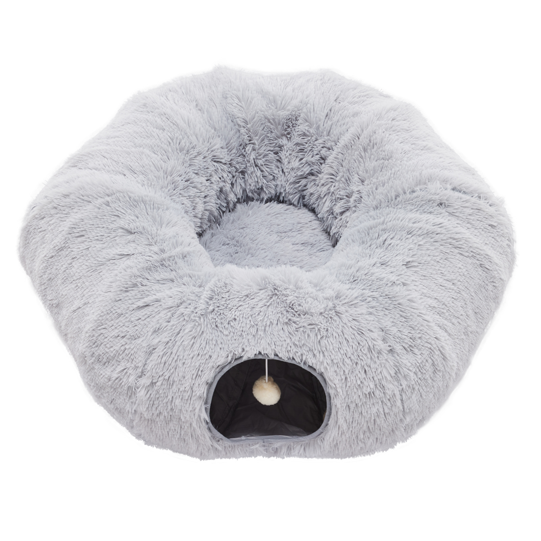 Cat Tunnel Bed with Peekaboo Cave