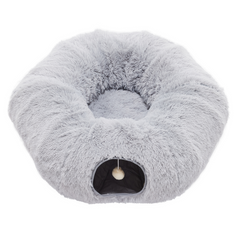 Cat Tunnel Bed with Peekaboo Cave